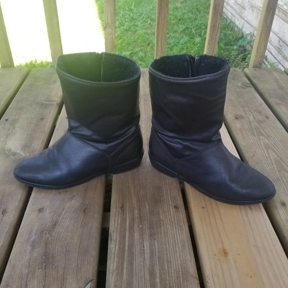 Blondo Waterproof Leather Vintage Zip Boots 8 D - Picture 5 of 9